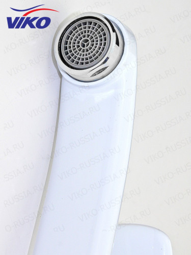 Смеситель VIKO V-4140 для раковины, белый/хром
