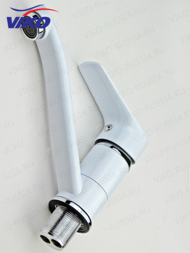 Смеситель VIKO V-4140 для раковины, белый/хром