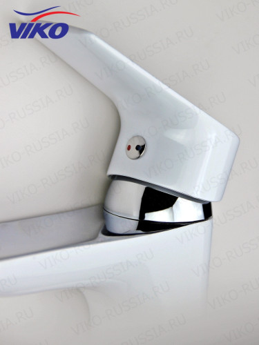 Смеситель VIKO V-4141 для раковины, белый/хром