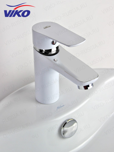 Смеситель VIKO V-4141 для раковины, белый/хром