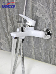 !!!Смеситель VIKO V-4142 для ванны, белый/хром