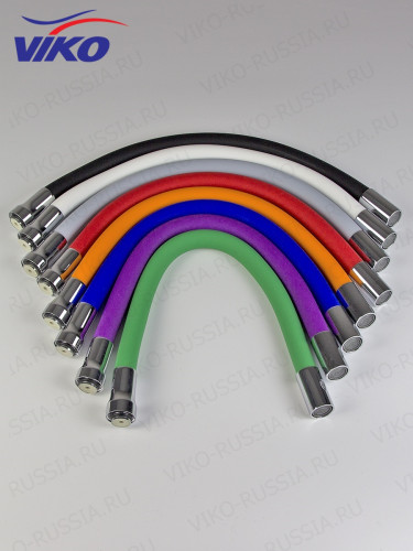 Излив VIKO V-0357  гибкий, для смесителя, Оранжевый