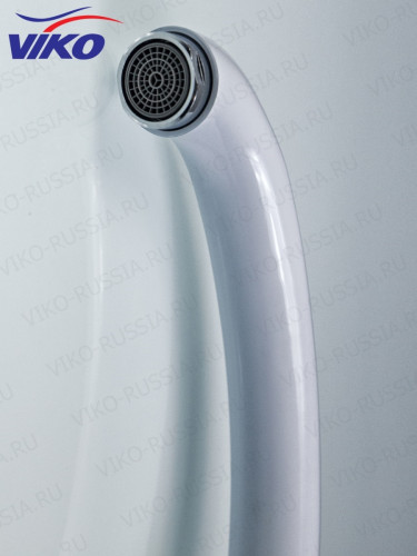 Смеситель VIKO V-4144 для кухни, белый/хром