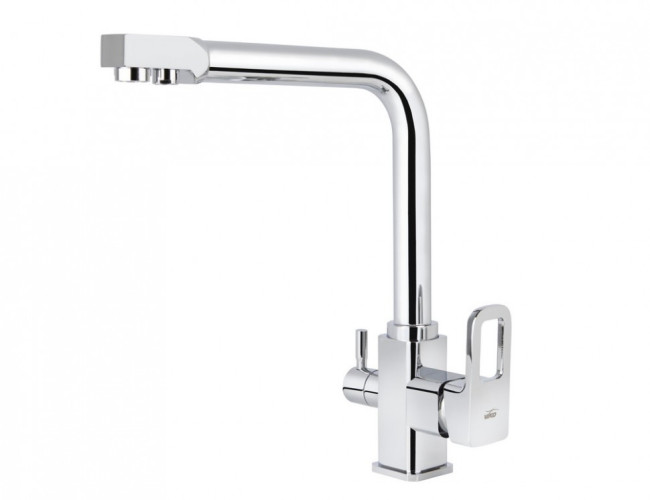 Смеситель VIKO V-5701 для кухни, картридж Ф35мм, под фильтр, латунь, с гайкой, Chrome