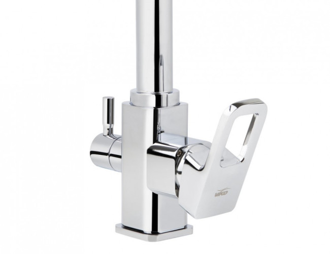 Смеситель VIKO V-5701 для кухни, картридж Ф35мм, под фильтр, латунь, с гайкой, Chrome