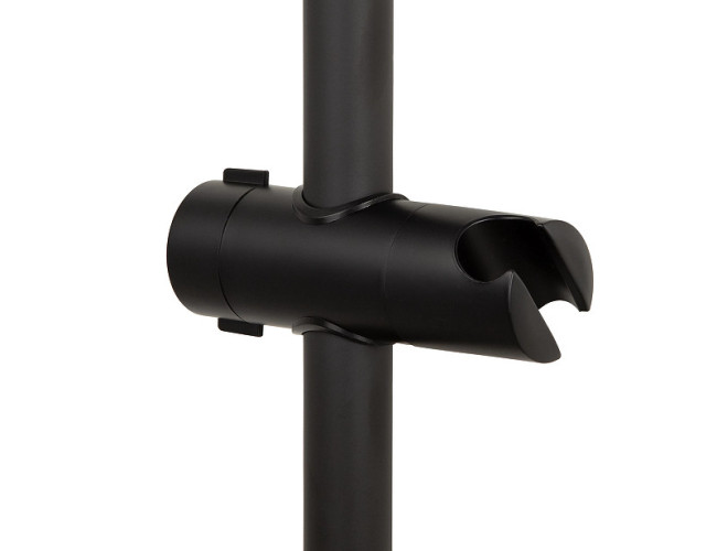 Душевая стойка VIKO V-0928 круглая расст. центр. 565мм, в коробке (латунь) черный матовый