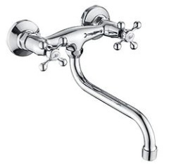 Смеситель VIKO V-1006 для кухни маховики крест керамика