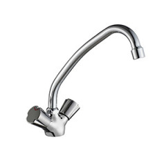 Смеситель VIKO V-2333 для кухни, маховики круг, Zn