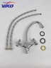 Смеситель VIKO V-1113 для кухни, маховики крест керамика, с гайкой
