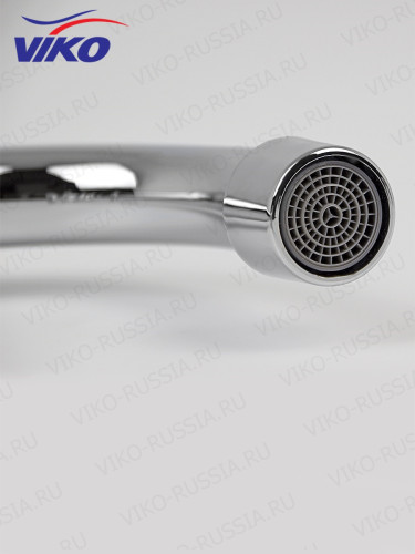 Смеситель VIKO V-1113 для кухни, маховики крест керамика, с гайкой