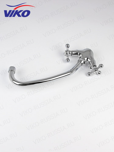 Смеситель VIKO V-1203 для кухни, маховики крест керамика