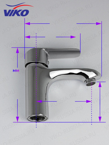 Смеситель для раковины VIKO V-4311