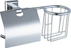 Держатель VIKO V-114 Square туалетной бумаги и освежителя, хром (латунь)