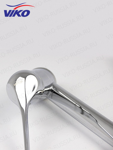 Смеситель VIKO V-7503 хирургический с локтевым управлением и поворотным изливом, Хром