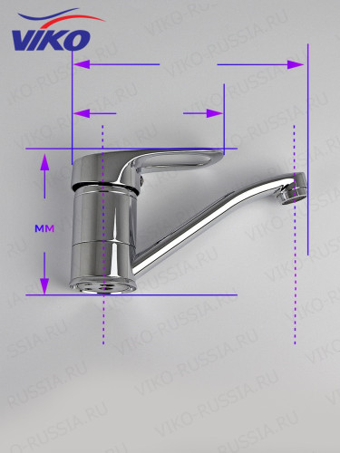 Смеситель для раковины VIKO V-7611