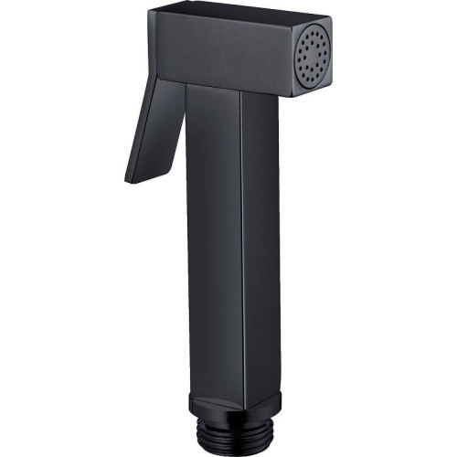 Гигиеническая лейка VIKO V-0042 квадрат 110х20х20мм, в коробке черный матовый