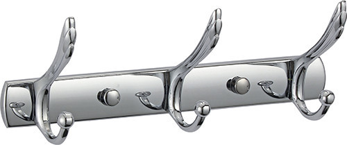 Планка VIKO V-733 3 крючка, нержавеющая сталь, хром