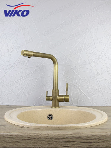 Смеситель для кухни с краном для питьевой воды VIKO V-5064