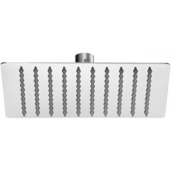 Душевая лейка VIKO V-0056 стационарная квадратная, 200х200мм, в коробке нержавейка хром