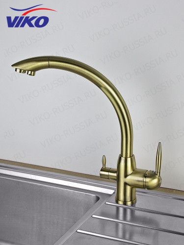 Смеситель для кухни с краном для питьевой воды VIKO V-5234