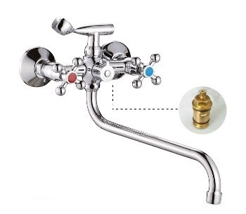 Смеситель VIKO V-2325 для ванны, с держателем душевой лейки