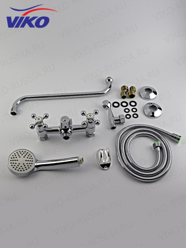 Смеситель VIKO V-2325 для ванны, с держателем душевой лейки