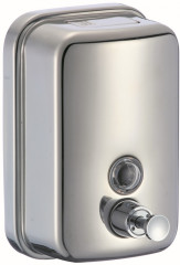 Дозатор VIKO V-820 настенный для жидкого мыла, 500 мл хром (латунь)