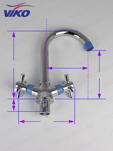 Смеситель VIKO V-2533 для кухни