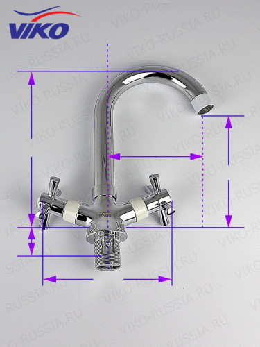 Смеситель для кухни VIKO V-2543