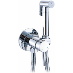 Смеситель VIKO V-4955 встроенный под биде d25 с гигиеническим душем (латунь) хром