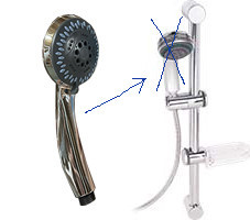 Душевая стойка VIKO V-0930 с 3-х режимной лейкой