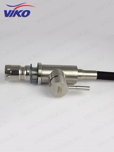 Смеситель VIKO V-4428 для кухни, с гибким изливом, чёрный