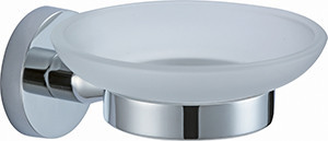 Мыльница VIKO V-231 Circle металл/стекло, хром