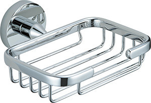 Мыльница VIKO V-233 Circle, настенная, хром