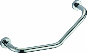 Поручень VIKO V-781 угловой, Lвн=360мм, (нержавейка) хром