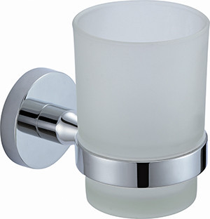 Стакан VIKO V-241 Circle для зубных щеток, к стене, хром