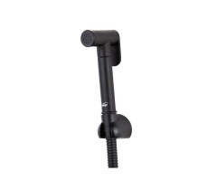 Гигиенический набор VIKO V-0132 (шланг, лейка, держатель) в коробке (латунь) черный матовый