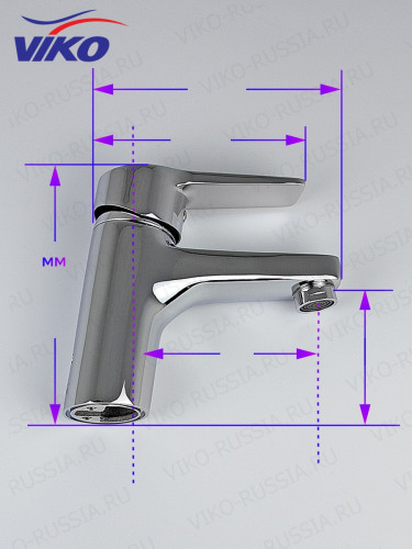 Смеситель VIKO V-6701 для раковины