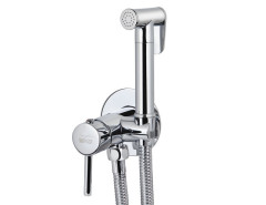 Смеситель VIKO V-4920 для биде встроенный d25 с гигиеническим душем, хром (латунь)