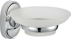 Мыльница VIKO V-431 Metallic, нержавеющая сталь/стекло, хром