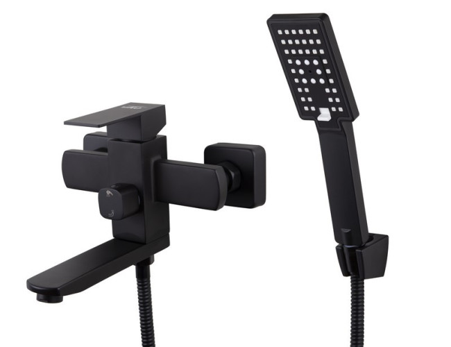 Смеситель VIKO V-7742 для ванны, картридж Ф35, Black, латунь