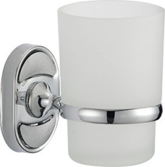 Стакан VIKO V-441 Metallic для зубных щеток, нержавеющая сталь/стекло, хром