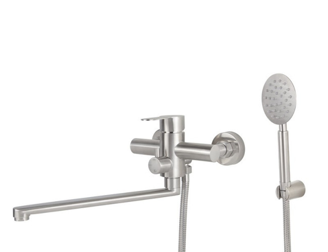 Смеситель VIKO V-7505 для ванны, картридж Ф35, излив L-40см, латунь