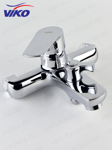 Смеситель VIKO V-4102 для ванны, с кронштейном для душевой лейки, Хром