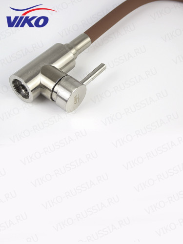 Смеситель VIKO V-4458 для кухни, с гибким изливом, коричневый