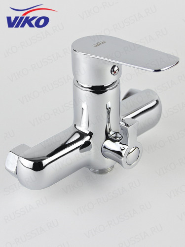 Смеситель VIKO V-4105 для ванны, с кронштейном для душевой лейки, хром