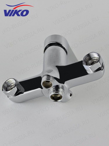 Смеситель VIKO V-4105 для ванны, с кронштейном для душевой лейки, хром