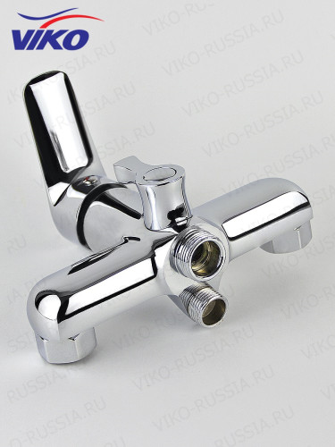 Смеситель VIKO V-4105 для ванны, с кронштейном для душевой лейки, хром