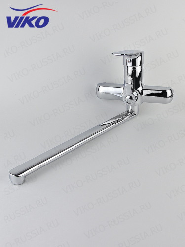 Смеситель VIKO V-4105 для ванны, с кронштейном для душевой лейки, хром