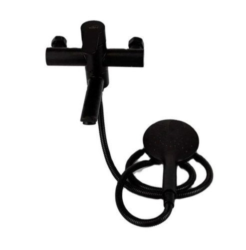 Смеситель VIKO V-7522 для ванны к/н, картридж Ф35, черный, латунь